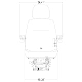 Grader / Paver / Loader / Excavator Seat w/ Suspension