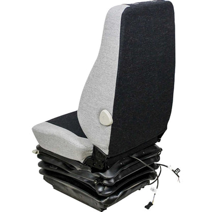 12v Heavy Duty Dozer / Compactor / Loader Seat w/ Air Suspension