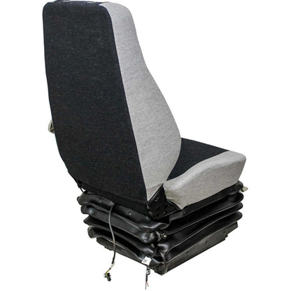 12v Heavy Duty Dozer / Compactor / Loader Seat w/ Air Suspension