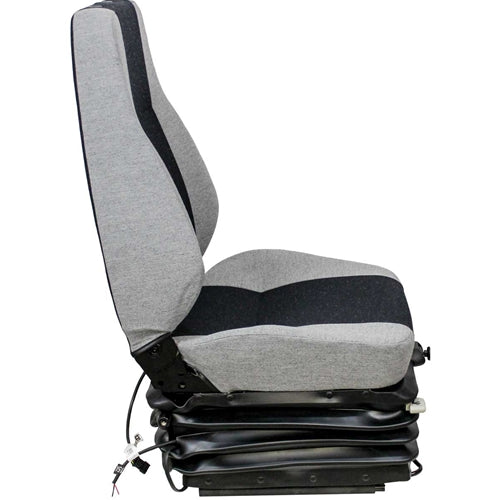 12v Heavy Duty Dozer / Compactor / Loader Seat w/ Air Suspension