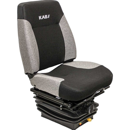 Excavator / Compactor / Loader Seat w/ Mechanical Suspension