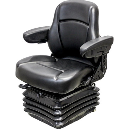 12v Heavy Duty Excavator / Dump Truck Seat w/ Air Suspension