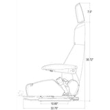 Tractor Logger Loader Excavator Seat for Caterpillar