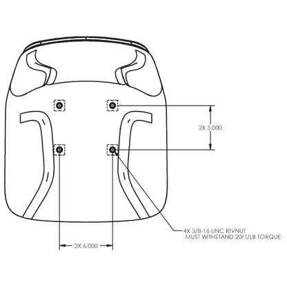 High Back Tractor Seat MTD / Cub Cadet