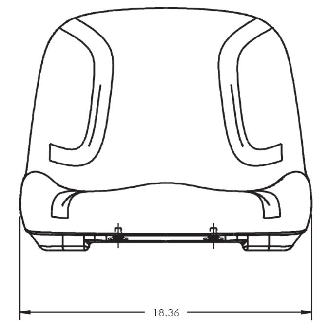High Back Tractor Seat MTD / Cub Cadet