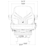 Tractor Suspension Seat for John Deere