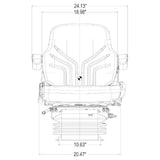 Tractor Suspension Seat for John Deere