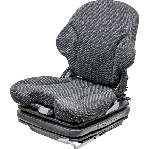 12v Skid Loader Compact Lawn Mower Garden Tractor Seat w/ Air Suspension
