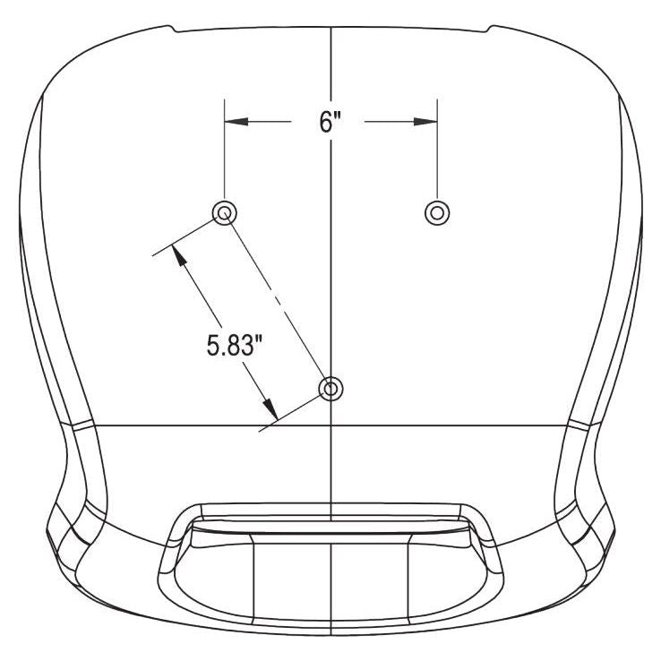 Low Back Tractor Seat for MTD