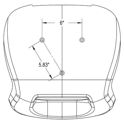 Low Back Tractor Seat for MTD