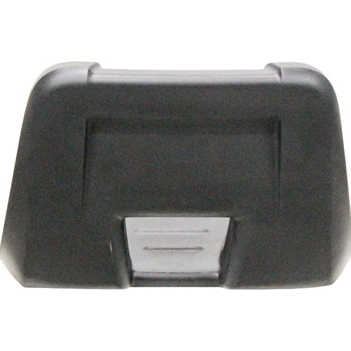 Black high-back tractor seat replacement for MTD mowers with a durable contoured plastic design.