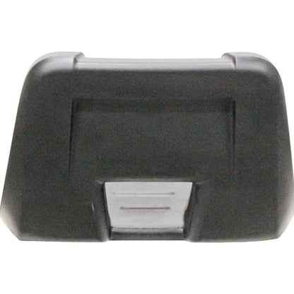 Black high-back tractor seat replacement for MTD mowers with a durable contoured plastic design.