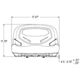 Low Back Tractor Seat for MTD
