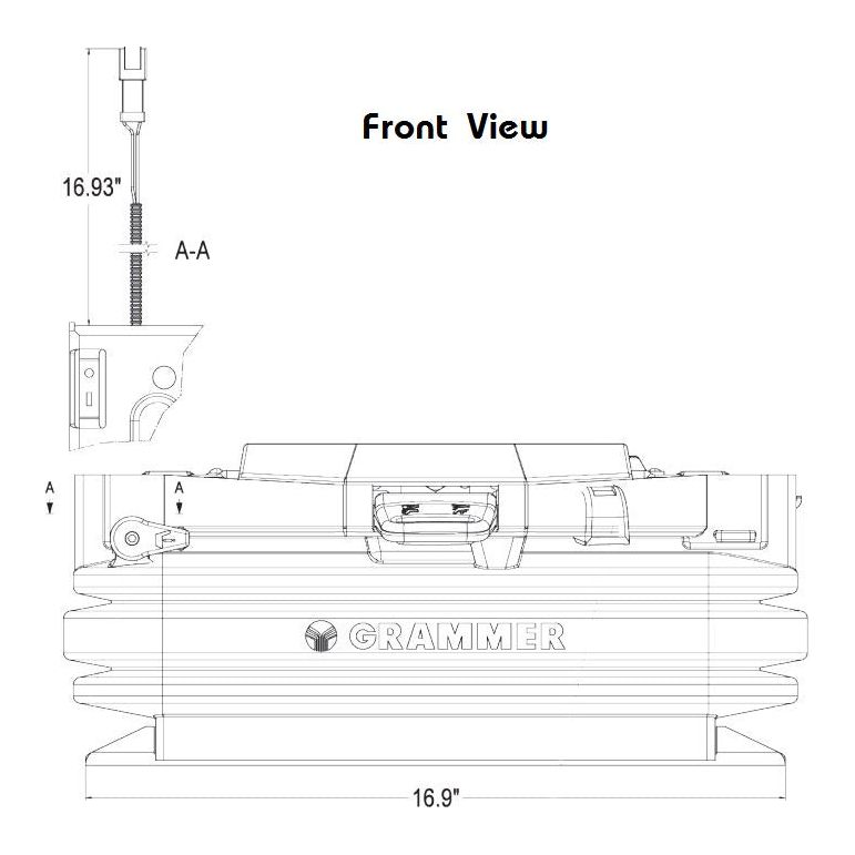 12v Heavy Duty Grammer Air Suspension MSG97AL