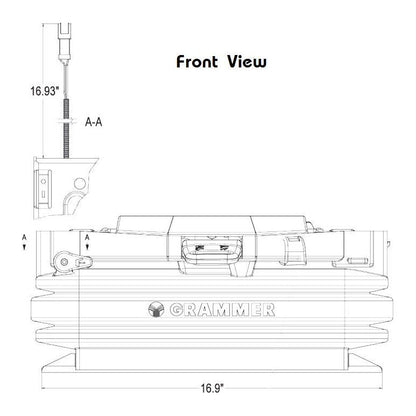 12v Heavy Duty Grammer Air Suspension MSG97AL