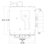 12v Tractor Seat Passive Air Suspension for Sears