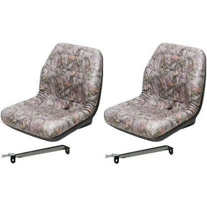 2 Gator Loader Compact Lawn Mower Garden Tractor Seat w/ Flip Bracket