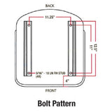 Skid Loader Tractor Seat w/ Slide Track