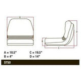 Lawn Garden Tractor Mower Seat for John Deere