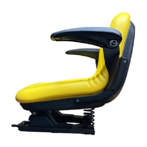 John Deere Lawn Mower Garden Tractor Flip Style Suspension Seat w/ ArmRest