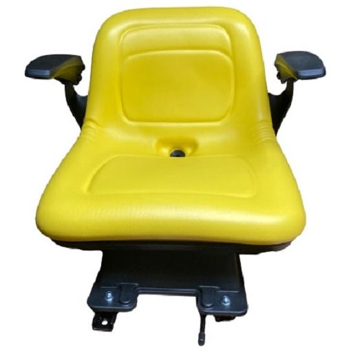 John Deere Lawn Mower Garden Tractor Flip Style Suspension Seat w/ ArmRest