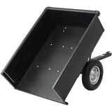10 Cu Ft Tractor ATV / UTV Steel Dump Cart Trailer 750 #