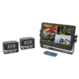 CabCAM 9" Quad HD Monitor - 2 White LED Camera Observation System w/ Audio