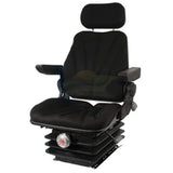 12v Heavy Duty Tractor Excavator Back Hoe Mower Loader Seat w/ Air Suspension