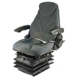 12v Heavy Duty Tractor Excavator Back Hoe Mower Loader Seat w/ Suspension