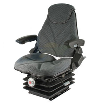 Heavy Duty Tractor Excavator Back Hoe Mower Loader Seat w/ Suspension