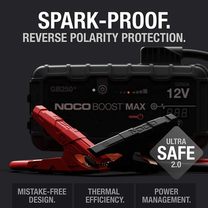 5250 Amp (12v) Vehicle Tractor ATV / UTV Jump Starter Box Booster Pack