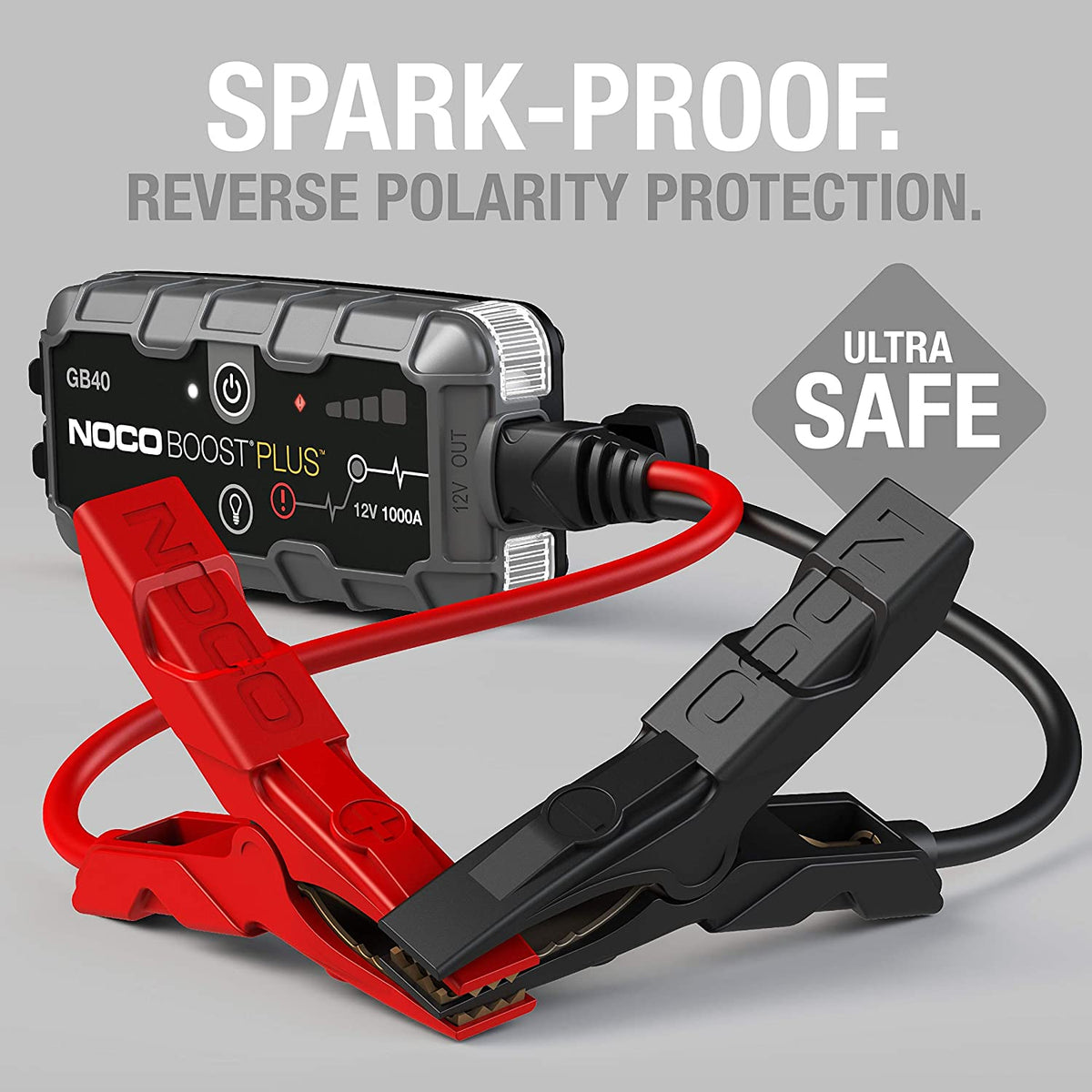 1,000 Amp (12v) Vehicle Tractor ATV / UTV Jump Starter Box Booster Pack GB40