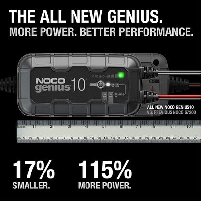 10 Amp (6v -12v) Vehicle Tractor ATV / UTV Battery Charger GENIUS10
