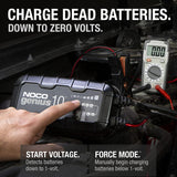 10 Amp (6v -12v) Vehicle Tractor ATV / UTV Battery Charger GENIUS10