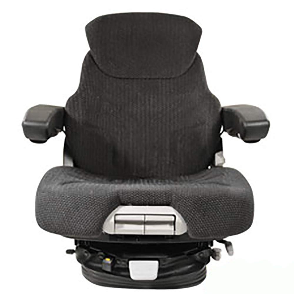 12v Heavy Duty Tractor Excavator Backhoe Loader Seat w/ Air Suspension
