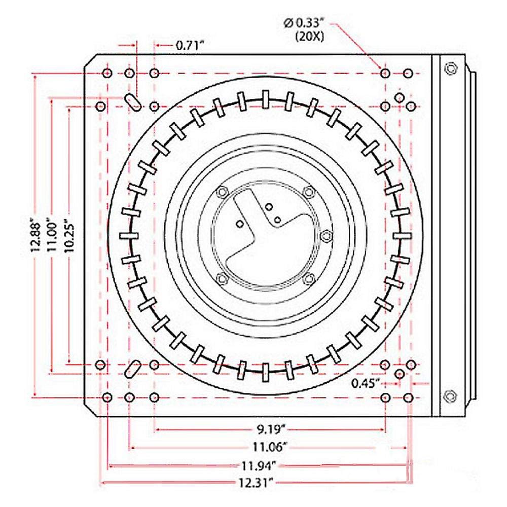 Tractor Seat Swivel Adapter for Grammer
