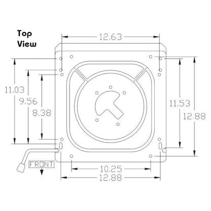 Tractor Seat Swivel Adapter for Grammer