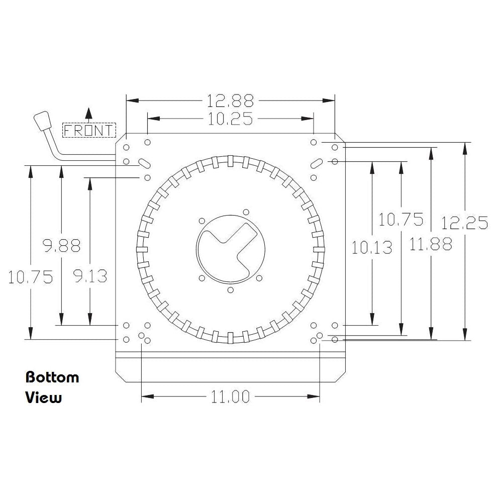 Tractor Seat Swivel Adapter for Grammer