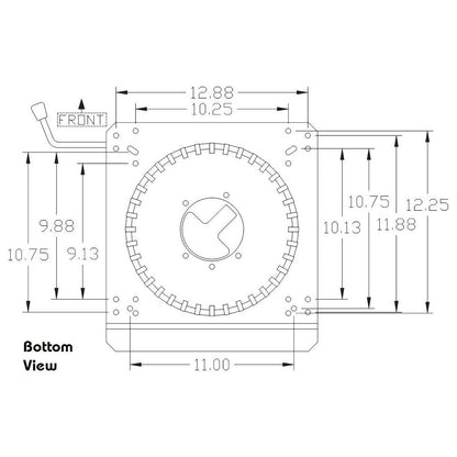 Tractor Seat Swivel Adapter for Grammer