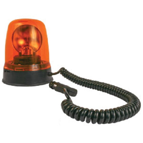 Portable Safety Warning Rotating Beacon Flasher Blinker w/ Magnetic Ba ...