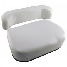 3 Piece Tractor Seat Cushion Set for Oliver / White / Minneapolis-Moline