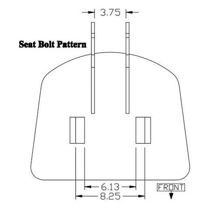 2 Pc Tractor Seat Cushion Set for Ford ( Flip Up Style )