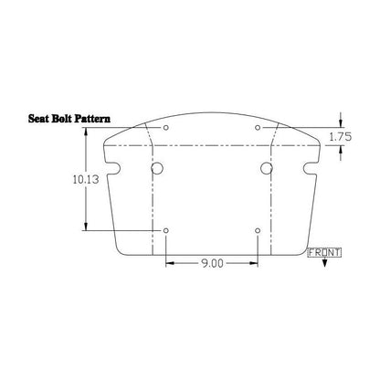 3 Piece Tractor Seat Cushion Set for Case