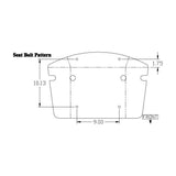 3 Piece Tractor Seat Cushion Set for Case