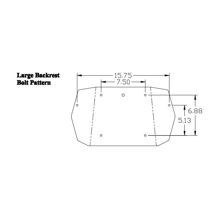 3 Piece Tractor Seat Cushion Set for Case