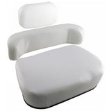 2 Piece Tractor Seat Cushion Set for Oliver / White / Minneapolis-Moline