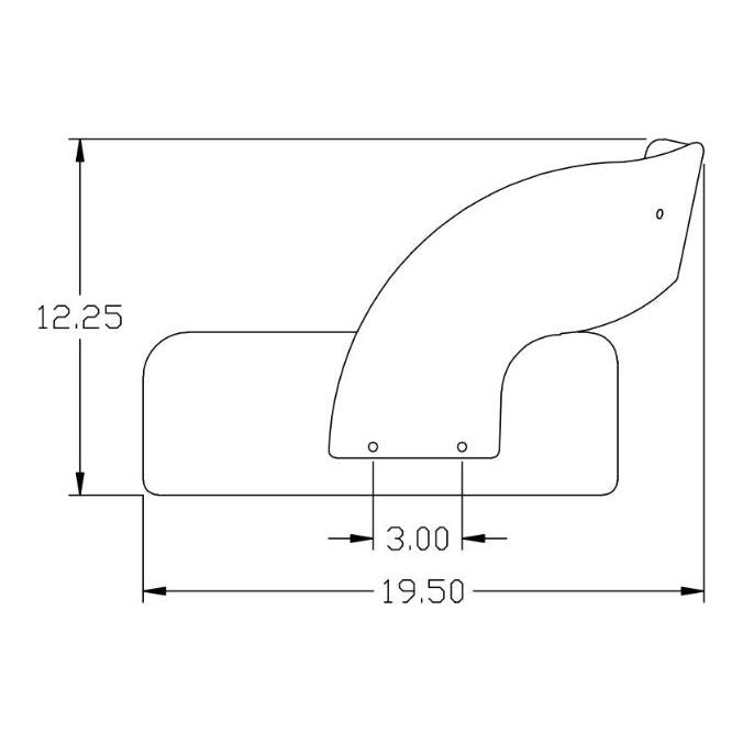 Deluxe Style Tractor Seat Assembly for International / Farmall