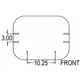 3 Pc Tractor Seat Cushion Set w/ Brackets for International Harvester