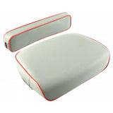 2 Piece Tractor Seat (Strap Style) Cushion Set for Massey Ferguson, Allis Chalmers, Oliver