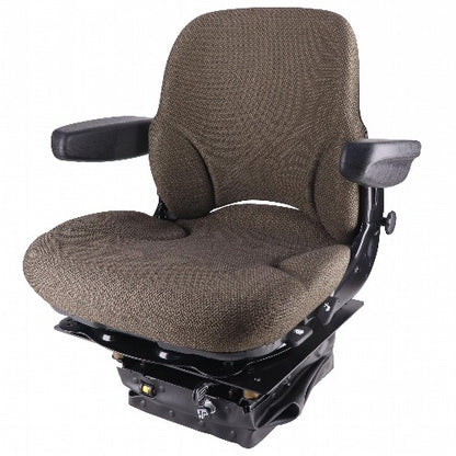 12v Mid Back Tractor Seat w/ Air Suspension for John Deere